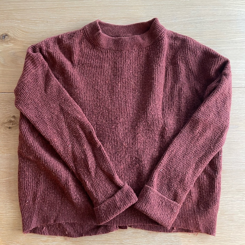 J. Crew Point Sur Rust Sweater